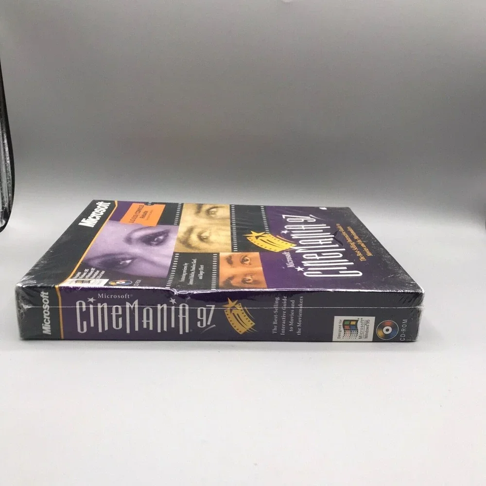 Microsoft Cinemania 97 Windows 95 Interactive Guide to Movies & Moviemakers NEW